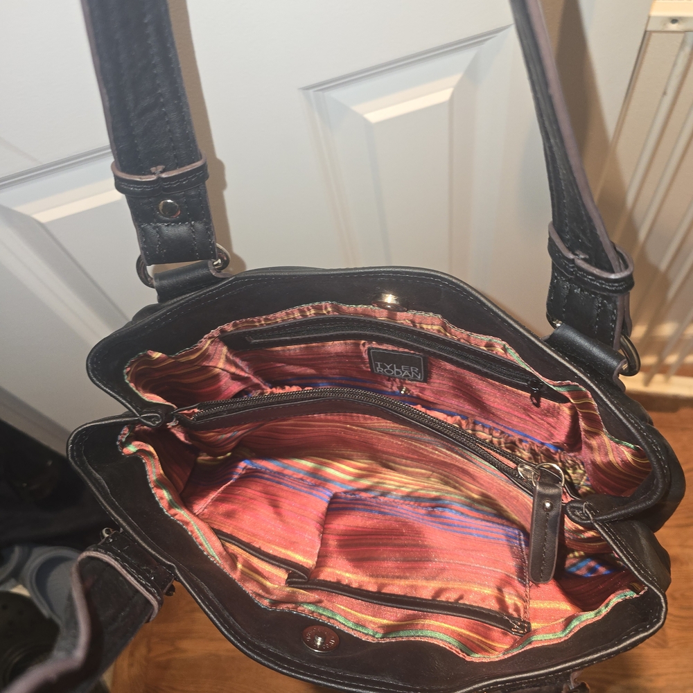 Tyler Rodan Black Leather Women's Bag - Picture 4 of 4